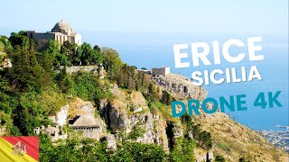 Erice Sicilia  Drone 4K [upl. by Rheba]