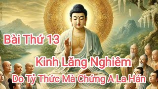 Bài thứ 13 Kinh Lăng Nghiêm  Do Tỷ Thức Mà Chứng A La Hán  Tg Hòa thượng Thích Thiện Hoa [upl. by Eilata118]