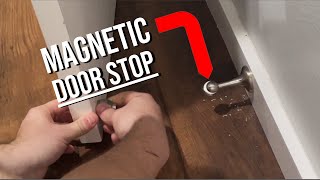 Door Won’t Stay Open  How to Install a Magnetic Door Stop [upl. by Socrates372]