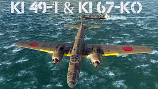 Japanese Bombers KI 49 1 and KI 67 KO [upl. by Ashli447]