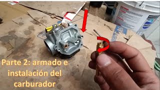 Carburador dm250 parte 2 [upl. by Schoenburg137]