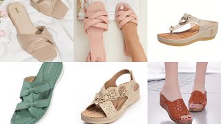 SOFT AND COMFORTABLE FOOTWEAR COLLECTION FOR LADIES 2024 [upl. by Eidolem618]