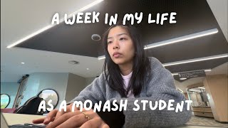 A WEEK IN MY LIFE AS A MONASH STUDENT  everyday working and studying [upl. by Manfred290]