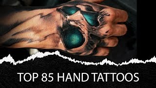 85 Best Hand Tattoos For Men  Hand Tattoo Design Ideas [upl. by Deland]