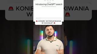 Wyszukiwarka w ChatGPT poważny rywal dla Google chatgpt wiadomości [upl. by Hiram]