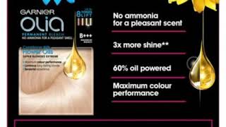 New Original Garnier Olia B Maximum Bleach Blonde Super Colour Performance [upl. by Lind899]