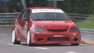 BEST OF HONDA at Swiss Hillclimb 2013 Honda Civic CRX TypeR Integra Vti EP1 EP2 EP3 [upl. by Innavoeg]