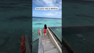 Overwater villa in Maldives resort maldives maldivesvlog maldivesresort [upl. by Lisle]