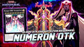 NUMERON OTK  MASTER DUEL  THE BEST BEGINNER OTK DECK OVER 10000 ATK [upl. by Assetnoc]