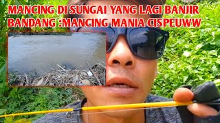 mancing di sungai Yang lagi banjir bandang [upl. by Joselyn204]