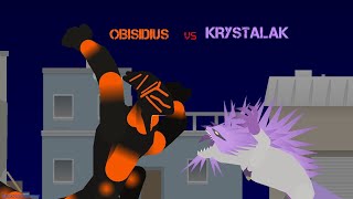 Obisidius VS Krystalak [upl. by Raynell]