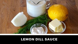 1Minute Video LEMON DILL SAUCE [upl. by Tloc]