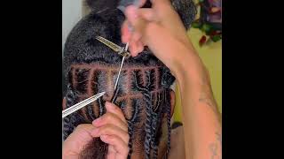 Trending Style Alert Invisible Loc Tutorial on Natural Hair  One Step Method [upl. by Aoh]