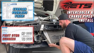 EvoScan Problems FIXED  First Datalog With Dyno Results  ETS Intercooler amp Charge Pipes Install [upl. by Orlena]