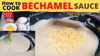 HOW TO MAKE  BEST BECHAMEL CHEESE SAUCE  EASY HOMEMADE RECIPE  Bechamel Cheesy White Sauce [upl. by Ceil850]