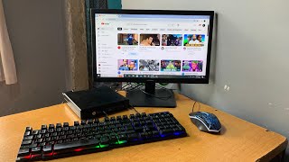 PC HP 600 G2 Mini Intel core i5 6500t 16ram 256ssd y Monitor SAMSUNG LED 19¨ LS19A330NHLXZX UNBOXING [upl. by Lull]