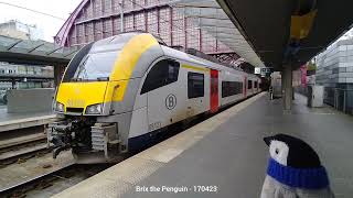 🐧 NMBSSNCB AM08  🇧🇪 Antwerpen Centraal  17 April 2023 [upl. by Adianes]