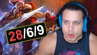 TYLER1 HARDEST 1V9 IN PRESEASON [upl. by Icul]