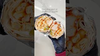 ✨How to✨ The perfect chicken wrap 🤤 chicken wrap food [upl. by Aikar]