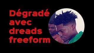 comment faire un dégradé avec les dreads freeform en haut [upl. by Territus544]