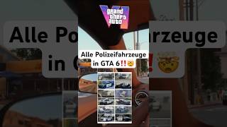 Alle Polizeifahrzeuge in GTA 6‼️🤯 gta gta6 gta6leaks gta6trailer gtashorts [upl. by Helli]