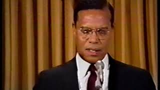 The Honorable Louis Farrakhan Speaks On Attitude [upl. by Atiuqad]