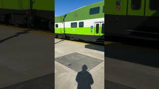 A Bombardier Alstom BiLevel GO Transit leaving Bloor GO Station [upl. by Assenahs]