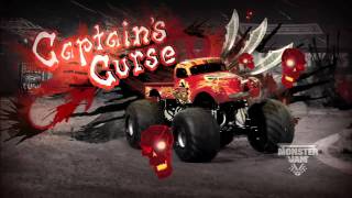 Monster Jam  Monster Jam Path of Destruction  Captains Curse Monster Truck Highlights [upl. by Kaylil]