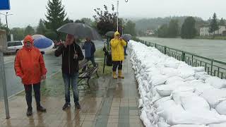 Heavy rain and flooding in southern Poland  AFP [upl. by Verada]