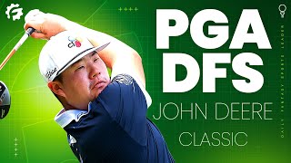 DRAFTKINGS PGA DFS FIRST LOOK THIS WEEK John Deere Classic [upl. by Floris]