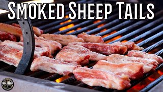 Smoked Sheep Tails  Gerookte skaapstertjies Resep  BBQ appetizers Recipes  Lamb Recipes  Braai [upl. by Arratal519]