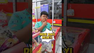 DEDE BAYI MINTA MILKITA BITES⁉️jajan permen eskrim shorts [upl. by Amos]