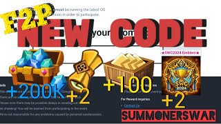 2 NEW CODES AGAIN  SWC2024 ASIAPASIFIC PRELIMINARY GROUP A 1  Summoners War [upl. by Ahsaf469]