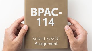 BPAC114 solved assignment 202425  BPAC114 solved assignment 2025  BPAC114 assignment [upl. by Snashall135]