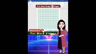 How to Make Graph 📈 Paper in MS Word । rijufreeeducation rijuadvancedtechnology [upl. by Nosnorb]