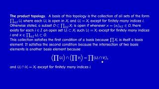 Math400  Functional Analysis  Section 022  The product topology [upl. by Alviani]