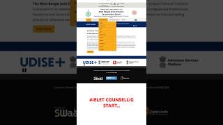 JELET Counselling Registration Start counselling wbjee notification exam study trending [upl. by Nomannic]