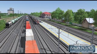 București Nord  Brănești Ruta M800  TRAIN SIMULATOR ROMANIA [upl. by Luapsemaj835]