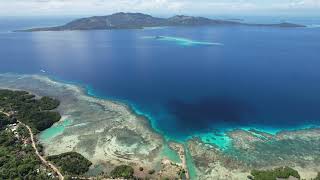 Drone Aerial video of Tonoas Dublon Island found within Chuuk lagoon Chuuk State [upl. by Meadow]