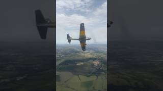 Dehavilland DHC1 Chipmunk break shorts aerobatics aviation [upl. by Eikciv]