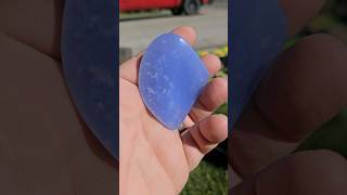 Check out this BLUE Chalcedony from Australia 🩵🩵🩵🇦🇺 australia agate blue [upl. by Karb444]