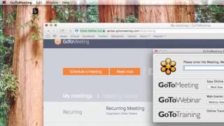 GoToMeetingWebinarTraining Mac Recording Manager [upl. by Serrell377]