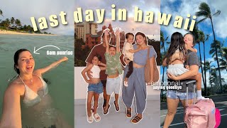 LAST 24 HOURS IN HAWAII 🌈 Spend the day with me saying goodbye [upl. by Yarehs]