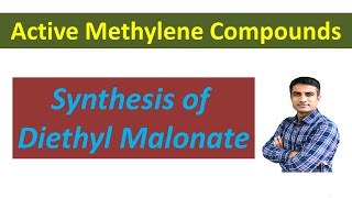 Synthesis of Diethyl malonate Malonic ester  Dr Bharat Baria [upl. by Eniawd]