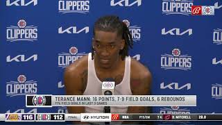 Terance Mann PostGame Interview  Los Angeles Lakers vs LA Clippers [upl. by Eduard229]