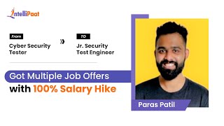 Became a Cyber Security Test Engineer  Got Multiple Job Offers with 100 Hike  Intellipaat Review [upl. by Voss]