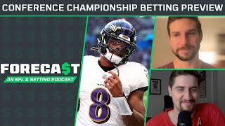 Conference Championship Betting Preview SGP Strategy and Locks [upl. by Oruam]