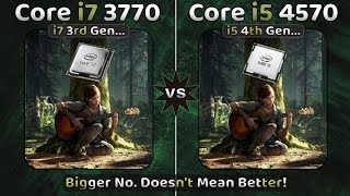 intel Core i7 3770 vs i5 4570 in 2023🔥  3rd vs 4th Gen Intel CPUs  10 Games Tested [upl. by Baker562]