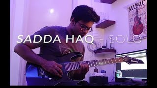 Sadda Haq Guitar Solo  Rockstar [upl. by Barcus]