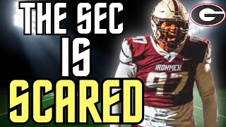 Jordan Thomas Is A Monster  4⭐️ Georgia Bulldogs Defensive Line Recruit  Highlights [upl. by Grassi798]